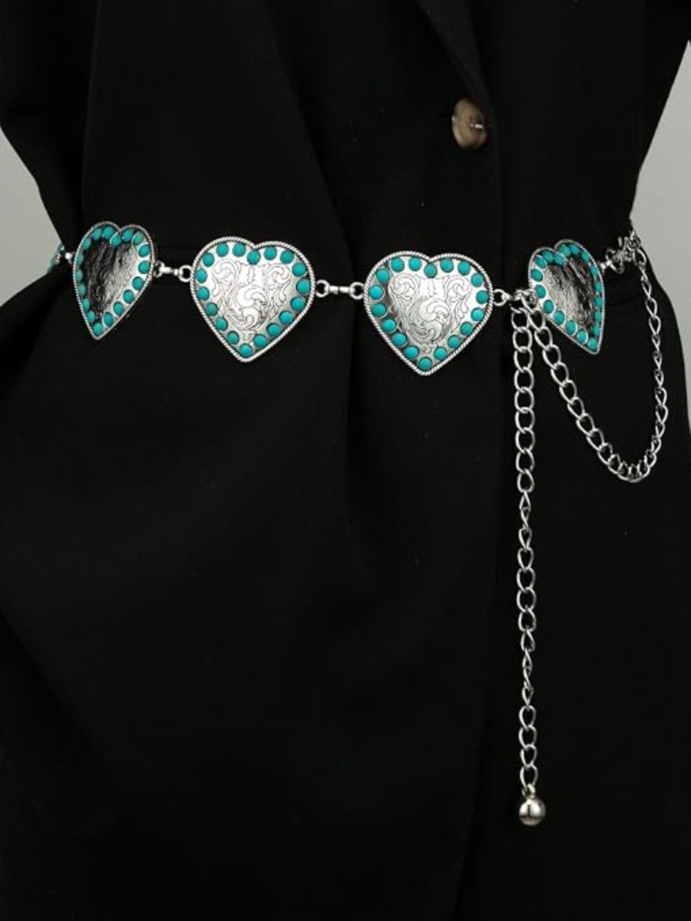 π₯π¦πππ - πππ ππ§ππ π§ππ π | Western Concho Belt Women Cowgirl Metal W